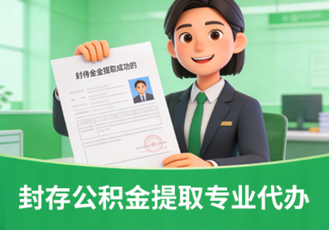 石家庄封存公积金代办提取